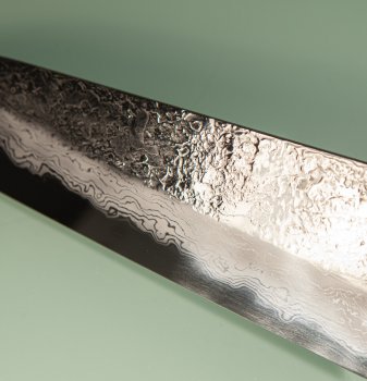 Masuda Yoshihide Blue 1 Damascus Wa-Santoku 195mm Ebenholz/Bffelhorn