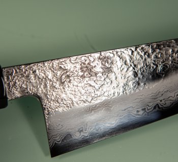 Masuda Yoshihide Blue 1 Damascus Wa-Santoku 195mm Ebenholz/Bffelhorn