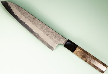 Hatsukokoro Ryusui Aogami 2 Nashiji Damascus Wa-Gyuto 200mm