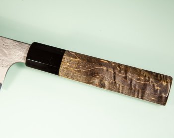 Hatsukokoro Ryusui Aogami 2 Nashiji Damascus Wa-Gyuto 200mm
