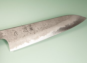 Hatsukokoro Ryusui Aogami 2 Nashiji Damascus Wa-Gyuto 200mm