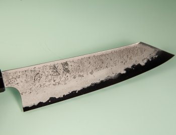 Hatsukokoro Ryusui Aogami 2 Nashiji Damascus Wa-Kiritsuke 200mm