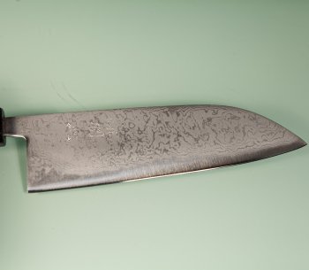 Tsutomu Kajiwara Migaki Damascus Wa-Santoku 170mm