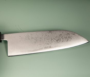Tsutomu Kajiwara Migaki Damascus Wa-Santoku 170mm