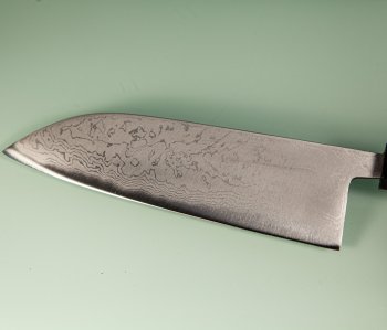 Tsutomu Kajiwara Migaki Damascus Wa-Santoku 170mm