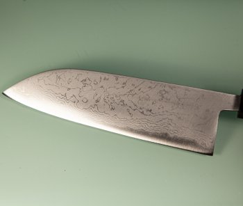 Tsutomu Kajiwara Migaki Damascus Wa-Santoku 170mm