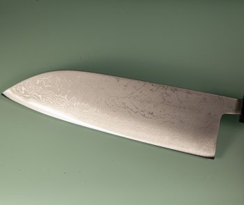 Tsutomu Kajiwara Migaki Damascus Wa-Santoku 170mm