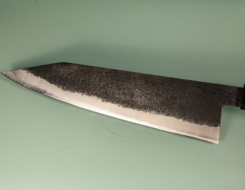 Tanaka Shigeki Aogami 2 Tsuchime Kurouchi Kiritsuke 205mm