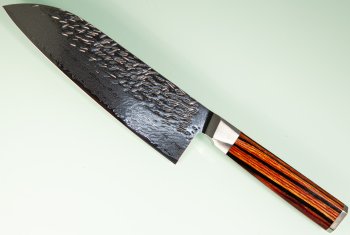 Ono Knife Suzukaze SG2 Damascus Santoku 185mm