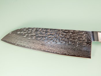 Ono Knife Suzukaze SG2 Damascus Santoku 185mm
