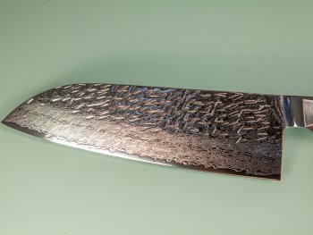 Ono Knife Suzukaze SG2 Damascus Santoku 185mm