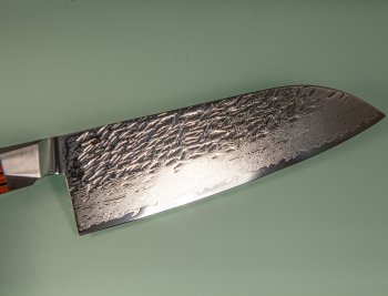 Ono Knife Suzukaze SG2 Damascus Santoku 185mm