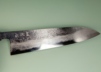 Masuda Yoshihide Blue 1 Damascus Wa-Gyuto 245mm Wenge/Bffelhorn