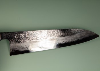 Masuda Yoshihide Blue 1 Damascus Wa-Gyuto 245mm Wenge/Bffelhorn