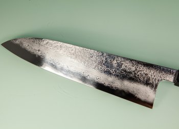 Masuda Yoshihide Blue 1 Damascus Wa-Gyuto 245mm Wenge/Bffelhorn