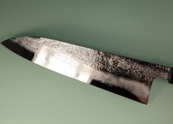 Masuda Yoshihide Blue 1 Damascus Wa-Gyuto 245mm Wenge/Bffelhorn