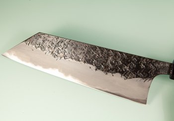 Kisuke Aogami 1 Sanmaiuchi Tsuchime Kurouchi Wa-Bunka 198mm orange stabilisiert/Bffelhorn Nr.1