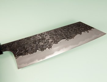 Kisuke Aogami 1 Sanmaiuchi Tsuchime Kurouchi Wa-Bunka 198mm orange stabilisiert/Bffelhorn Nr.2