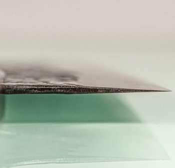 Kisuke Aogami 1 Sanmaiuchi Tsuchime Kurouchi Wa-Bunka 198mm orange stabilisiert/Bffelhorn Nr.2