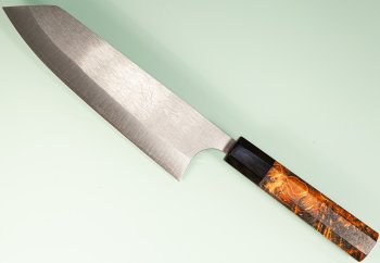Shiro Kamo Orca R2 Wa-Bunka 185mm gelb stabilisiert Bffelhorn