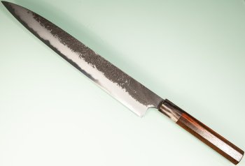 Mazaki Kurouchi Nashiji Wa-Sujihiki 305mm Rosenholz/Bffelhorn