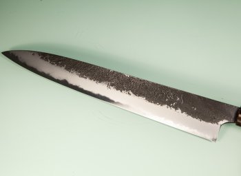 Mazaki Kurouchi Nashiji Wa-Sujihiki 305mm Rosenholz/Bffelhorn
