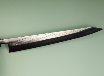 Tadafusa Wa-Sujihiki 245mm Hammered SLD Rosenholz/Bffelhorn