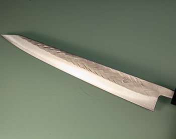 Tadafusa Wa-Sujihiki 245mm Hammered SLD Rosenholz/Bffelhorn