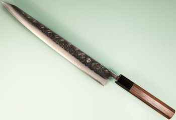 Tadafusa Wa-Sujihiki 270mm Hammered SLD Rosenholz/Bffelhorn