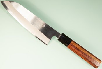 Tadafusa Migaki Wa-Santoku 165mm AO2 Rosenholz/Bffelhorn