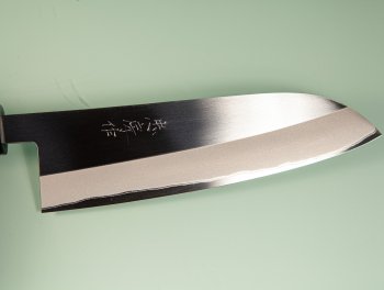 Tadafusa Migaki Wa-Santoku 165mm AO2 Rosenholz/Bffelhorn