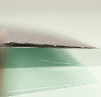 Hatsukokoro Ryuhyo KurozomeSG2 Damascus Wa-Bunka 175mm orange stabilisiert/Bffelhorn