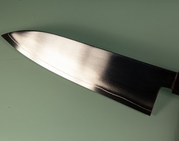 Hatsukokoro Ginsou Silver3 Wa-Santoku 175mm Ebony