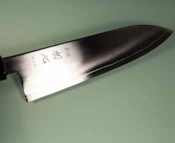 Hatsukokoro Ginsou Silver3 Wa-Santoku 175mm orange stabilisiert/Bffelhorn