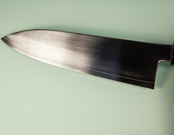 Hatsukokoro Ginsou Silver3 Wa-Santoku 175mm orange stabilisiert/Bffelhorn