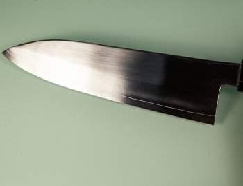 Hatsukokoro Ginsou Silver3 Wa-Santoku 175mm orange stabilisiert/Bffelhorn