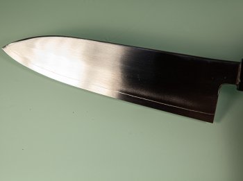 Hatsukokoro Ginsou Silver3 Wa-Santoku 175mm orange stabilisiert/Bffelhorn