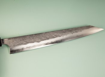 Shu Matsubara AO2 Nashiji Wa-Sujihiki 310mm Walnuss