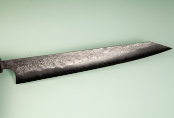 Shu Matsubara AO2 Nashiji Wa-Sujihiki 310mm Walnuss