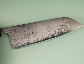 Shiro Kamo AS Damascus Orca Wa-Bunka 185mm Walnuss/Ahorn/Ebenholz