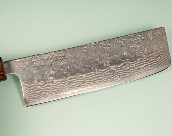 Tsunehisa 440C Dama Washiji Wa-Nakiri 165mm Oak