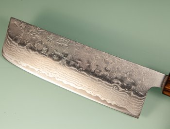 Tsunehisa 440C Dama Washiji Wa-Nakiri 165mm Oak