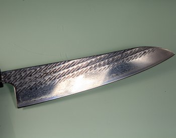 Tsunehisa AUS10 Nawame Damascus Wa-Gyuto 210mm Ebony/Buffalo