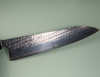 Tsunehisa AUS10 Nawame Damascus Wa-Gyuto 210mm Ebony/Buffalo