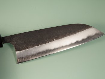 Shu Matsubara Shirogami Kurouchi Wa-Santoku 170mm Walnuss