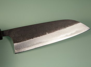 Shu Matsubara Shirogami Kurouchi Wa-Santoku 170mm Walnuss