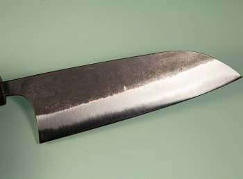 Shu Matsubara Shirogami Kurouchi Wa-Santoku 170mm Walnuss