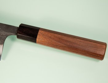 Shu Matsubara Shirogami Kurouchi Wa-Bunka 185mm Walnuss