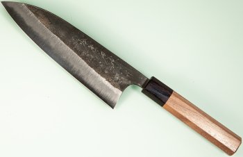 Shu Matsubara Shirogami Kurouchi Wa-Gyuto 180mm Walnuss