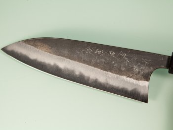 Shu Matsubara Shirogami Kurouchi Wa-Gyuto 180mm Walnuss